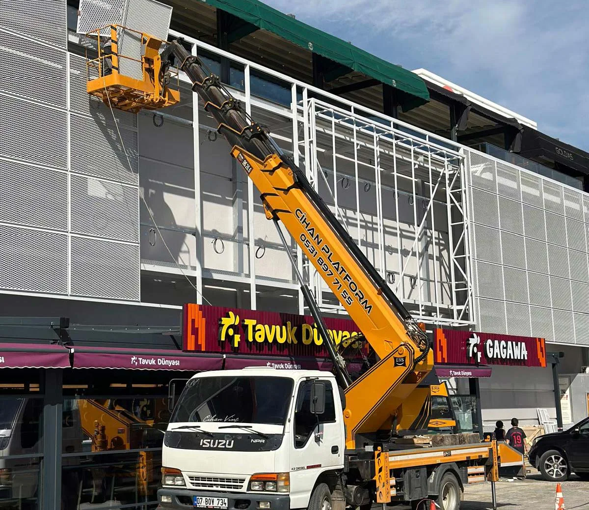 Alanya sepetli platform kiralama hizmeti